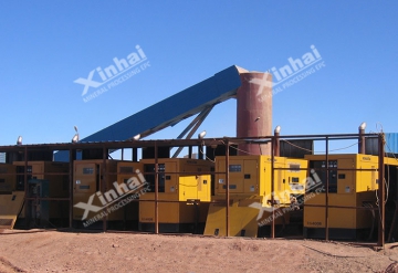 1000 tons gold ore cyanidation gold extraction plant